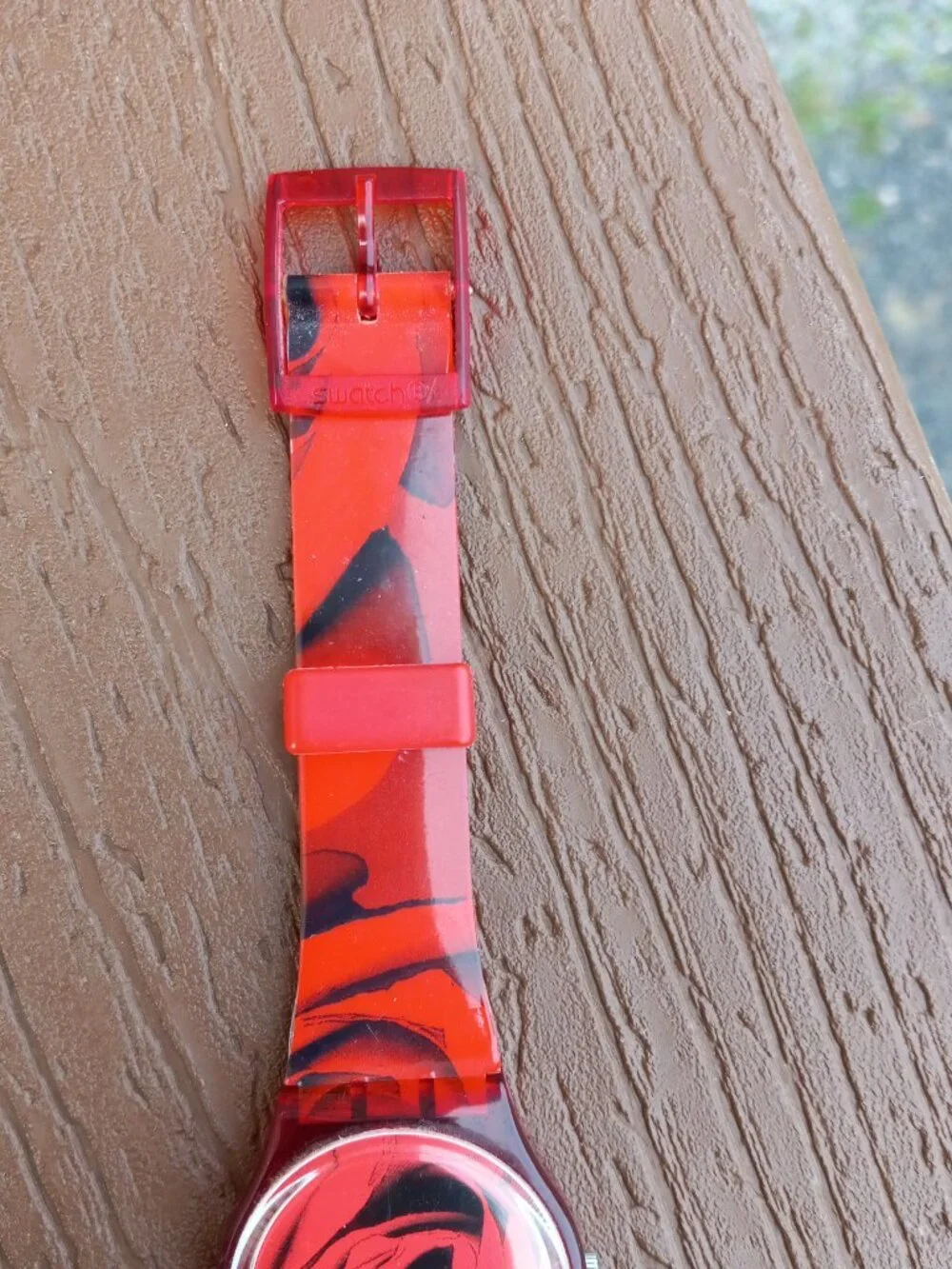 Vintage Swatch Watch The Rose Watch RUNS AND KEEPS TIME